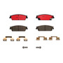 Balatas Traseras Gmc Yukon Slt, Incl.clips 11-14 Brembo C. 