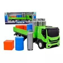 Caminhão Expresso De Gás Brinquedo Miniatura Iveco Tector