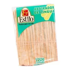 Espátula De Depilação/abaixador De Língua C/100un- Estilo