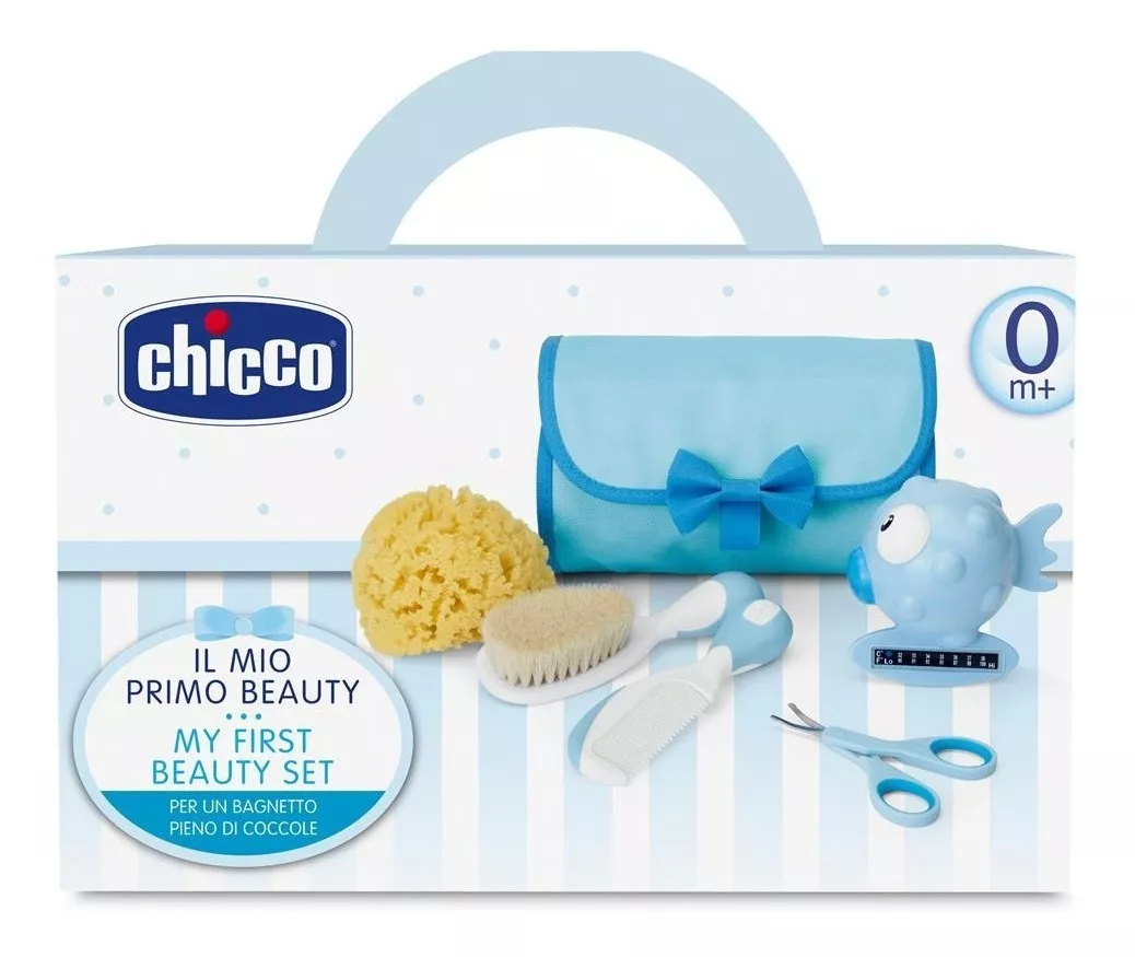 Kit Conjunto De Higiene My First Beauty Set Menino Chicco
