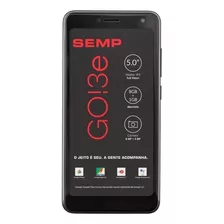 Semp Go! 3e Dual Sim 8 Gb Preto 1 Gb Ram