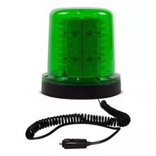 Giroled Giroflex 12v Verde 128 Leds Imã E Plug 6 Efeitos