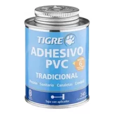 Adhesivo Pvc 240cc Con Pincel Tigre