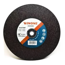 Disco Corte Metal 16 3.2mm Winone Lh-1140 Color Negro