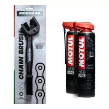 Kit Para Cadena Motul C1 + Motul C4 + Cepillo Para Cadenas