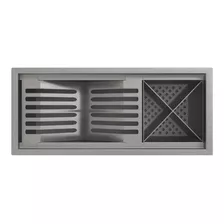 Canal Organizador Technox De Embutir Simples Inox Bancada