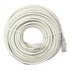 Cable Utp Cat 5 Rj45 Lan Par Trenzado 25 Metros Gris 