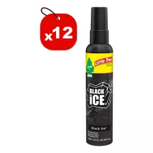 Ambientador Little Trees Pump Spray 103ml Black X12 Unid