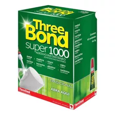 Cola Three Bond Super 1000 Tradicional 2 G Caixa C/ 42 Und