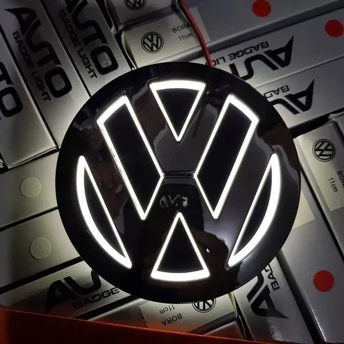 Logo Led Volkswagen 5d Rojo Vw Foto 8