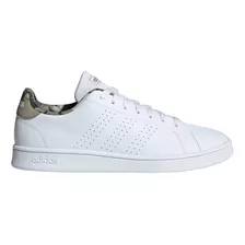 Tênis Advantage Base adidas Cor Cloud White / Cloud White / Orbit Green F21 Tamanho 42 Br