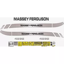 Kit Adesivo Decalque Trator Massey Ferguson 4292