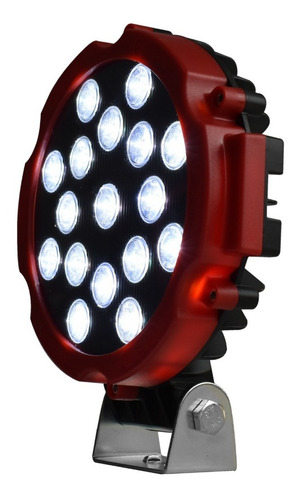  1 Faro 17 Led Red. Jeep 4x4 Off Road 7pul. Carcasa De Color Foto 7