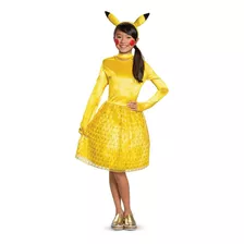 Disfraz De Pikachu Clásico Talla Small Para Niña-