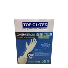 Guante Quirurgicos Esteriles Latex Top Glove + Envio Gratis