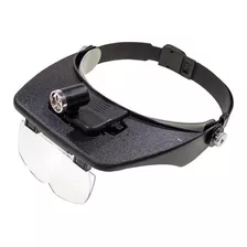 Lampara Visera Lupa Optivisor 4 Lentes Luz Led