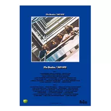Beatles Blue Album Poster Coleccionable Oficial 2024 Japón