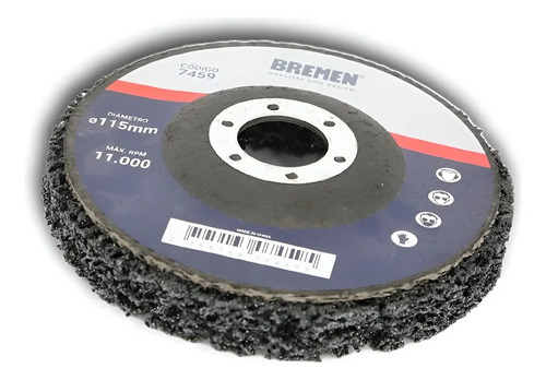 Disco Fibra Abrasivo Bremen 115 Mm X 5 Unid 7459 Chaupint Azul Marino