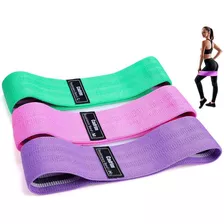 Kit 3 Faixa Elastica Hip Mini Band Treino Exercicio Academia