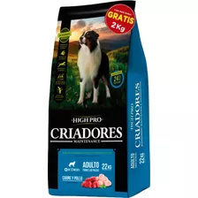 Comida Para Perros Criadores High Pro Adulto 24 Kg 