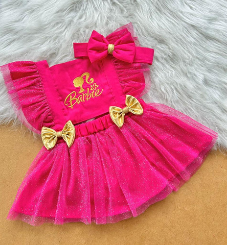 Roupa Da Barbie Mesversario Ou Aniversário Fantasia Barbie