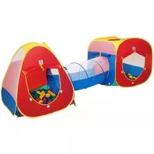 Barraca Infantil 3 X 1 Com Tunel