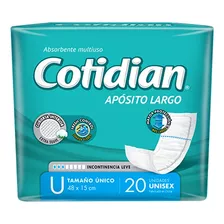 Apositos Cotidian Largos 20 Unidades Incontinencia Leve