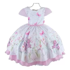 Vestido Infantil Perfeito Para Festas E Saiote 4059