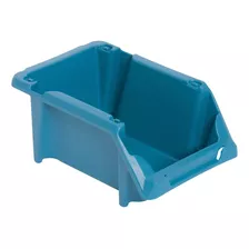 Gaveteiro Expositor Organizado Plastico N3 8x10,4x16cm Azul 