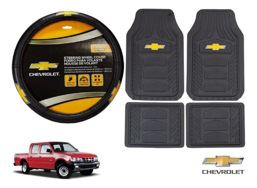 Funda Cubrevolante Negro Antimicrobial Chevrolet Luv 2001