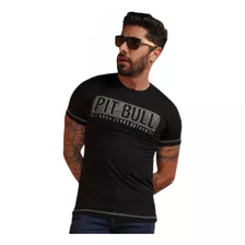 Camiseta Masculina Pit Bull Jeans Gola O Estampa Com Brilho