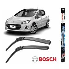 Jogo Limpador Para-brisa Bosch Peugeot 308 2012 Até 2019 Par