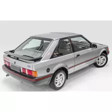 Quadro Vintage 20x30 Ford Escort Xr3 - 1988 / Cinza # Novo