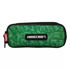 Estojo 2 Compartimentos Minecraft - Colorido