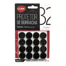 Protetor Borracha Feltro P/ Pes Cadeira Sofa 32 Unidades