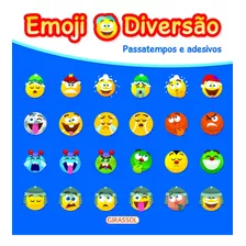 Livro Emoji Diversão Azul - Passatempos Diversão