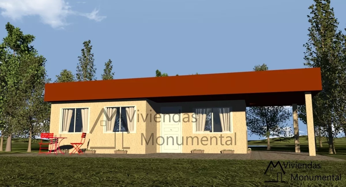 Casas Premoldeadas Modelo Minimalista- Viviendas Monumental