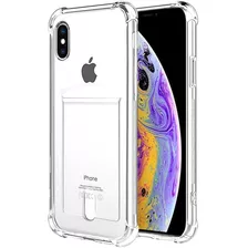 Funda Transparente Con Soporte Para iPhone X / iPhone XS