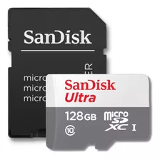 Cartão Micro Sd Sandisk Ultra 128gb Sdxc A1 Nintendo Switch