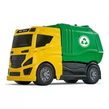 Caminhão De Lixo Reciclável Bs Cargas Coletor Brinquedo