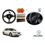 Tapetes 3d Logo Acura + Cubre Volante Rl 2009 2010 2011 2012