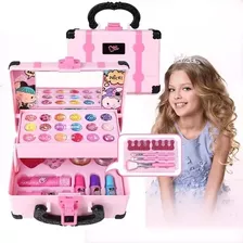 Kit De Maquiagem Infantil De 32 Peças Para Meninas, Conjunto