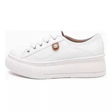 Zapatilla Urbana Blanca Beira Rio Brasil Cod 138