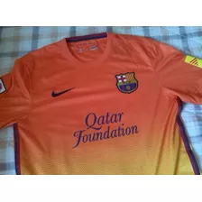 Franela Año 2013 Del Barcelona Marca Nike Original Talla M