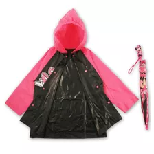 Minnie Mouse Niña 2-3a Sombrilla Paraguas Impermeable Lluvia