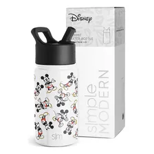 Botella De Agua Niños De Disney Mickey Mouse Tapa De P...