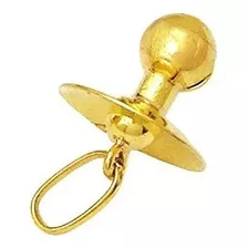 Pingente Chupeta Tradicional Em Ouro 18k N2 080