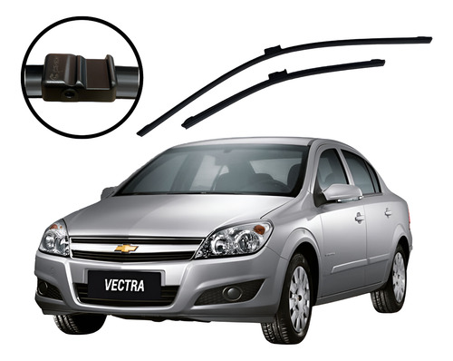 Par Palheta Limpador De Parabrisa Vectra Gt 2008 A 2011