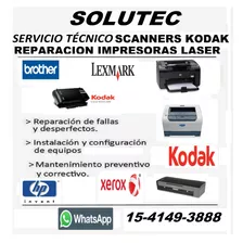 Reparacion Escaner Kodak Impresoras Laser Hp Brother Xerox