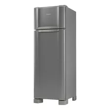 Geladeira Auto Defrost Esmaltec Rcd34 Inox Com Freezer 276l 127v